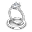 0.55CT Pear And Round Cut Diamonds Bridal Set , picture number 2