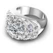 3.15CT Round Cut Diamonds Fashion Ring , picture number 2