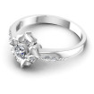 0.40CT Round Cut Diamonds Fashion Ring , picture number 2