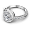 0.70CT Round Cut Diamonds Halo Ring , picture number 2