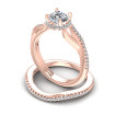 0.75CT Round Cut Diamonds Bridal Set , picture number 2