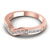 0.35CT Round Cut Diamonds Wedding Bands , picture number 2