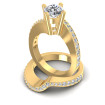 1.25CT Round Cut Diamonds Bridal Set , picture number 2
