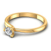 0.25CT Round Cut Diamonds Solitaire Ring , picture number 2