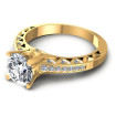 1.40CT Round Cut Diamonds Engagement Rings , picture number 2