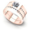 0.90CT Round Cut Diamonds Bridal Set , picture number 0