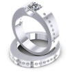 1.25CT Round Cut Diamonds Bridal Set , picture number 2