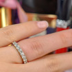 2.00CT round cut diamonds eternity ring , picture number 1