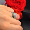 4.00CT round cut diamonds eternity ring , picture number 1