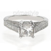 1.80CT Princess and Round Cut Diamonds Engagement Ring , picture number 2