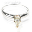 0.56CT Pear Cut Diamond Solitaire Ring , picture number 2