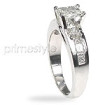 1.75CT Radiant and Princess Cut Diamonds Engagement Ring , picture number 1
