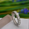 4.60CT Princess Cut Diamonds Eternity Band , picture number 2