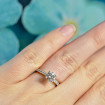 1.20CT round cut diamonds engagement ring , picture number 1