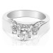 1.10CT Round Cut Diamonds Engagement Ring