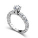 2.85CT Round Cut Diamonds Engagement Ring