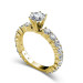 2.85CT Round Cut Diamonds Engagement Ring