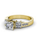 1.20CT Princess Cut Diamonds Engagement Ring
