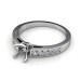 0.65CT Round Cut Diamonds Engagement Ring