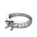 0.80CT Round Cut Diamonds Engagement Ring