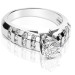 1.10CT Round Cut Diamonds Engagement Ring