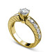 1.65CT Round Cut Diamonds Engagement Ring