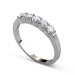0.80CT Round Cut Diamond Wedding Band