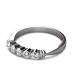 0.65CT Round Cut Diamond Wedding Band