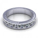 1.25CT Round Cut Diamond Wedding Band