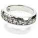 1.30CT Round Cut Diamond Wedding Band