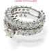 5.30CT Round Cut Diamonds Bridal Set