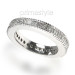 1.90CT Princess Cut Diamonds Eternity Band