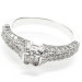 1.00CT Round Cut Diamonds Engagement Ring
