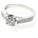 1.00CT Round Cut Diamonds Engagement Ring