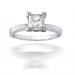 0.25CT Princess Cut Diamond Solitaire Ring