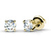 Diamond Stud Earrings with 0.80CT Total Weight and 18KT Yellow Gold Setting