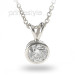 0.55CT Round Cut Diamond Solitaire Pendant