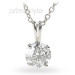 0.45CT Round Cut Diamond Solitaire Pendant