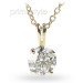 0.25CT Round Cut Diamond Solitaire Pendant