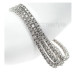 11.00CT Diamond Round Cut 14KT White Gold Tennis Bracelet