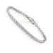 Tennis Bracelet - 14KT White Gold 4.00CT Round Cut Diamonds 