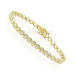 Tennis Bracelet - 14KT Yellow Gold 4.00CT Round Cut Diamonds 