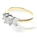 1.00CT Princess Cut Diamonds Three Stone Ring