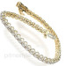 14KT Yellow Gold 2.00CT Round Cut Tennis Bracelet