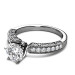 0.95CT Round Cut Diamonds Engagement Ring