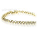 Tennis Bracelet In 1.00CT Round Cut Diamonds 14KT Yellow Gold