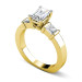 1.30CT Emerald Cut Diamonds Engagement Ring