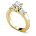 1.30CT Princess Cut Diamonds Engagement Ring