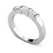 1.05CT Princess Cut Diamond Wedding Band
