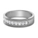 0.80CT Round Cut Diamonds Mens Wedding Band